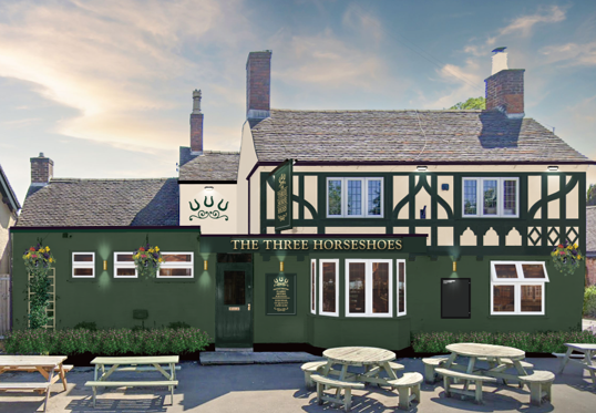 Three Horseshoes, Barton Under Needwood