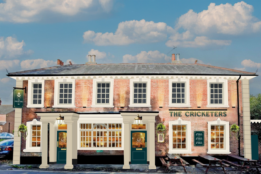 Cricketers Hartley Wintney