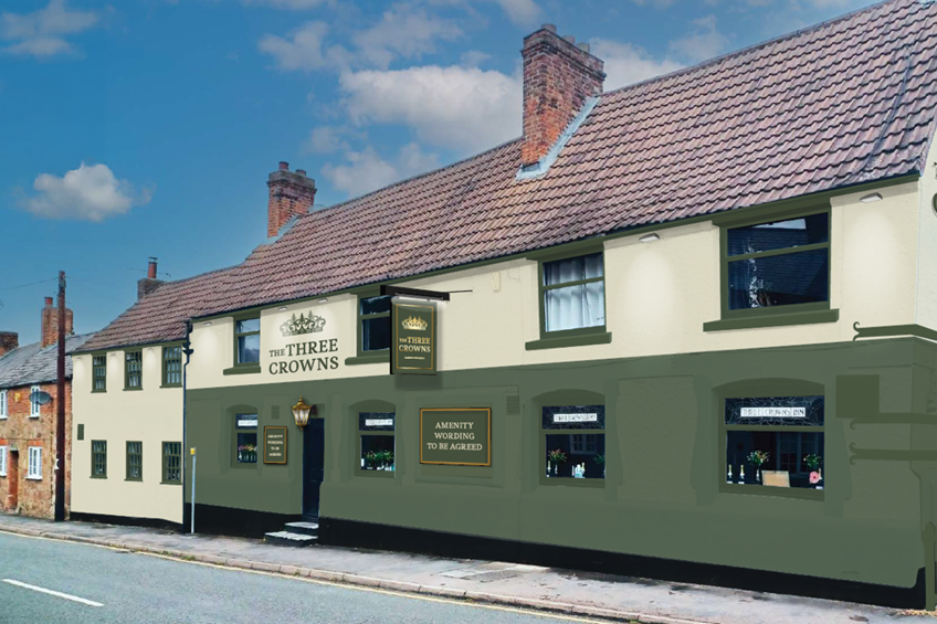 Three Crowns Barrow upon Soar
